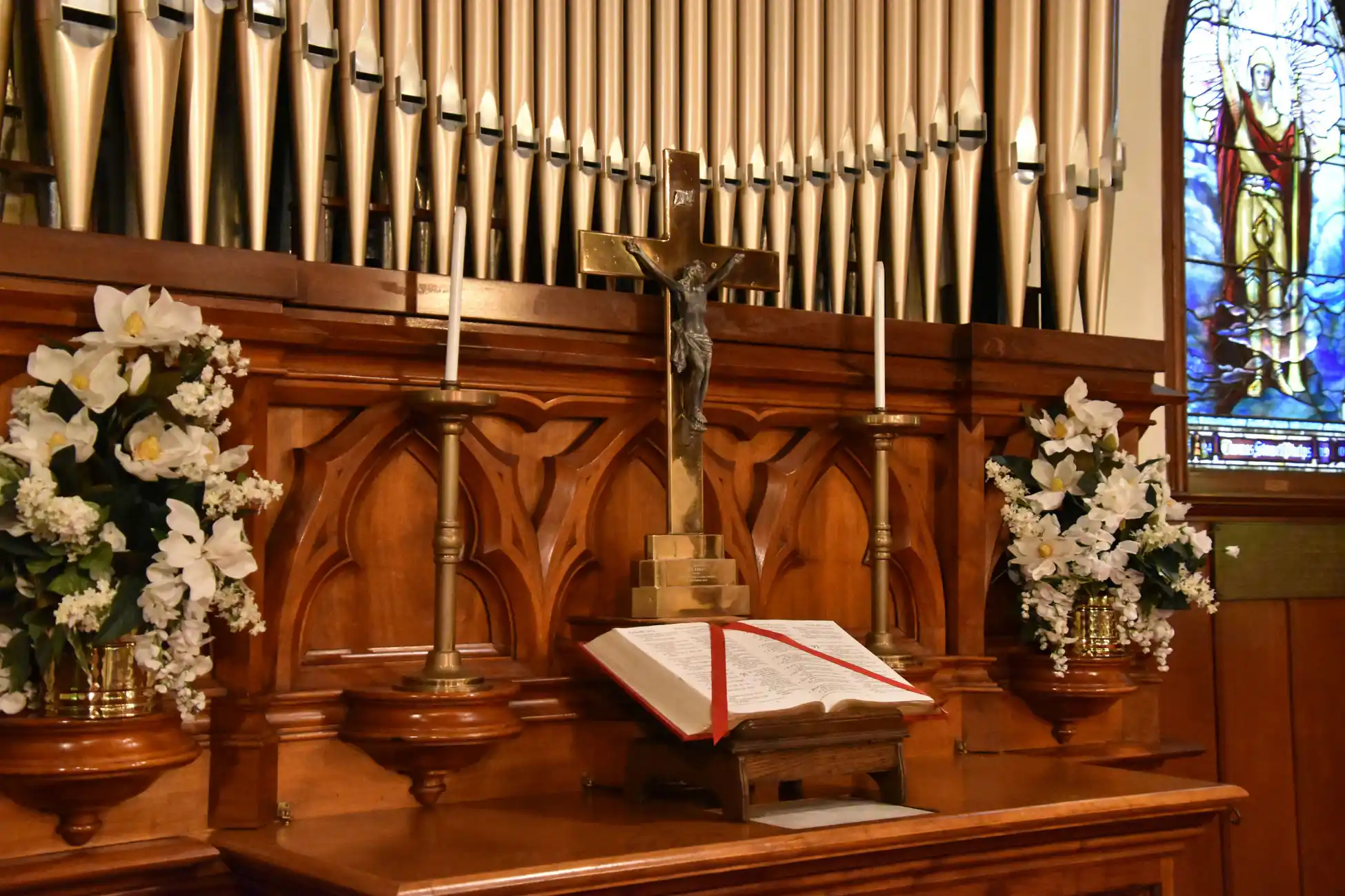 Orgel in Kirche